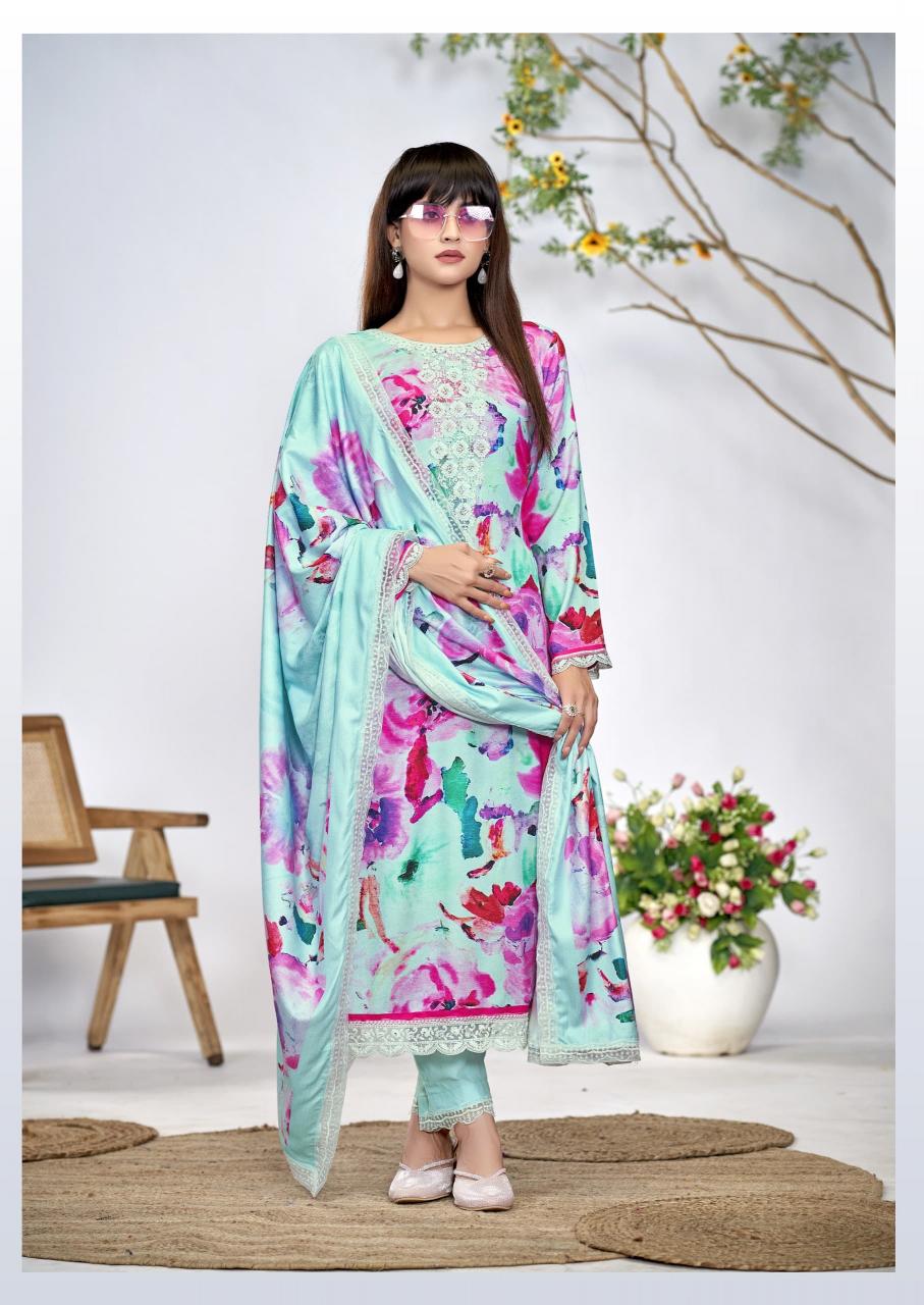 the hermitage kashmiri garden embroidery unique print salwar kameez