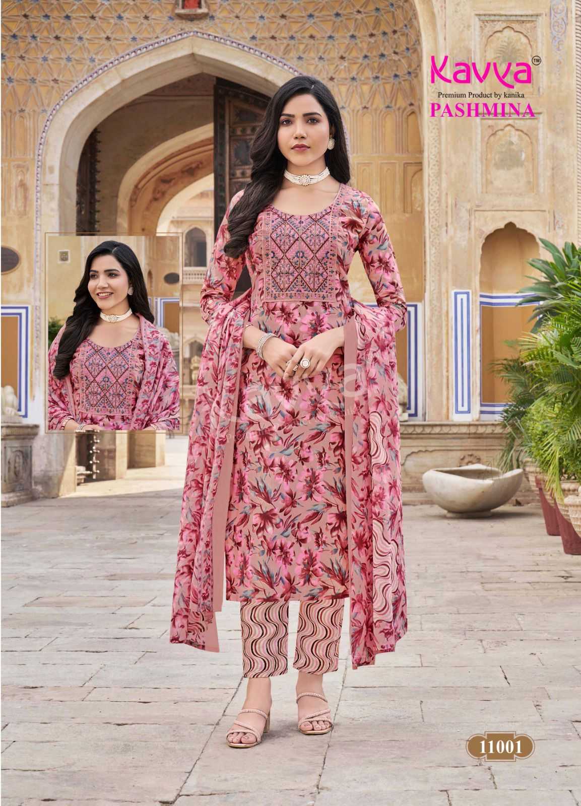 pashmina vol 11 by kavya fullstitch cotton 3pcs salwar suits collection