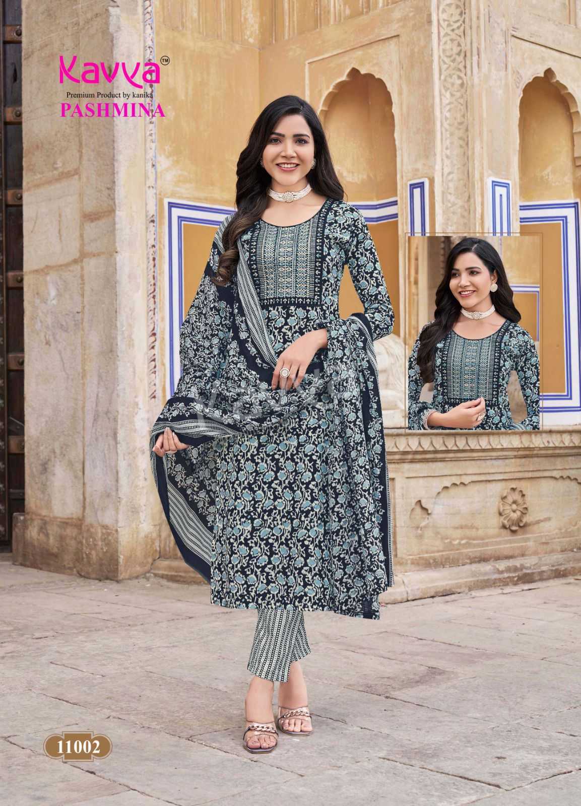 pashmina vol 11 by kavya fullstitch cotton 3pcs salwar suits collection