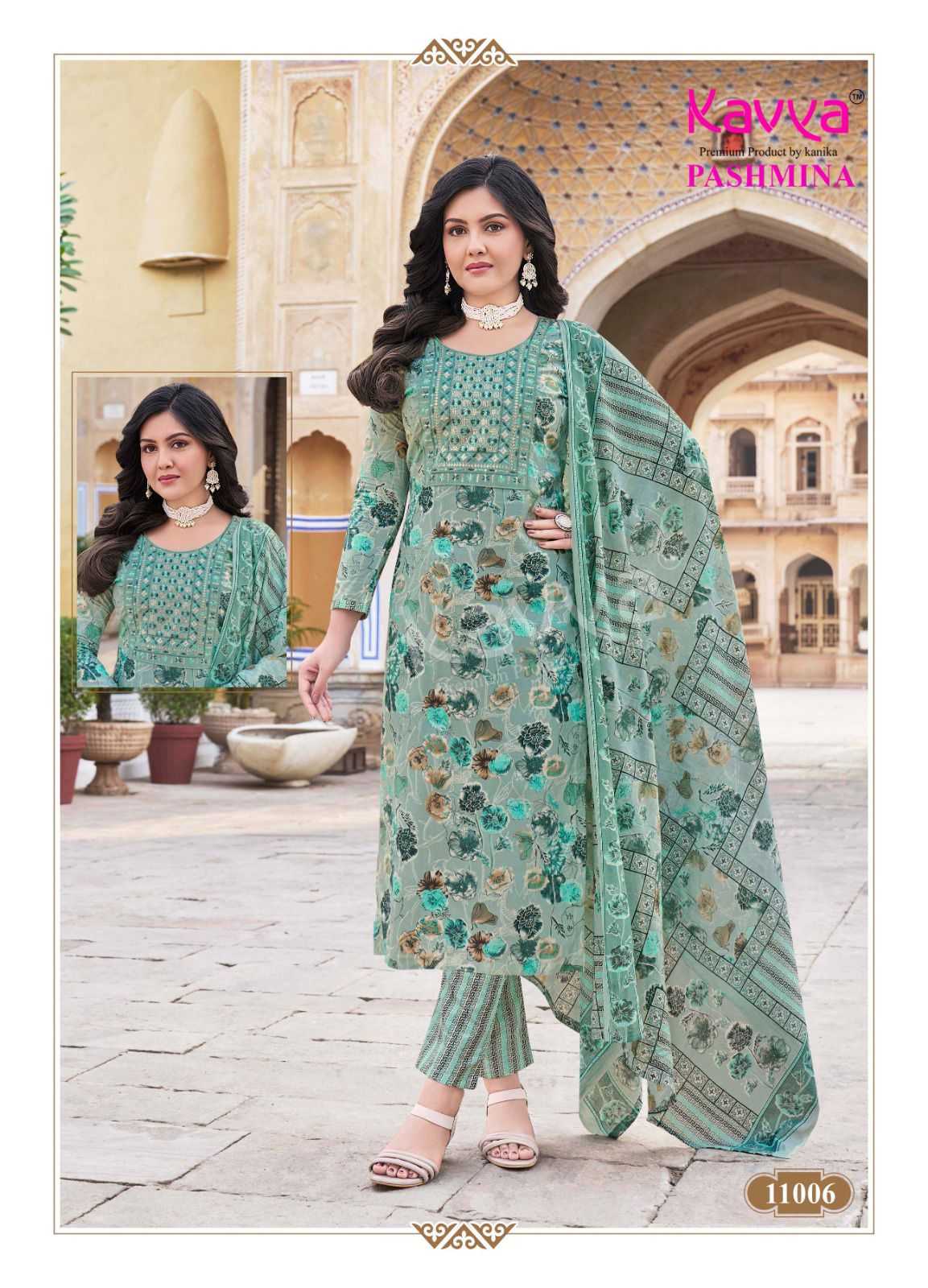 pashmina vol 11 by kavya fullstitch cotton 3pcs salwar suits collection