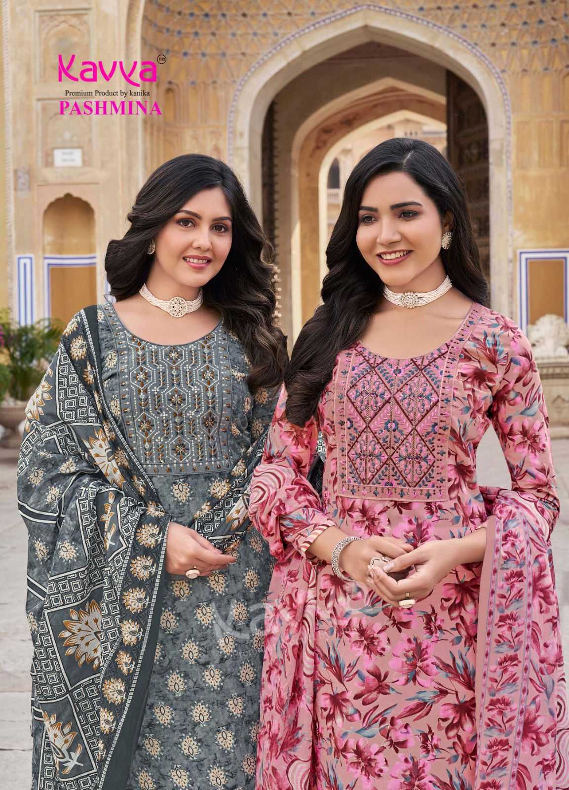 pashmina vol 11 by kavya fullstitch cotton 3pcs salwar suits collection