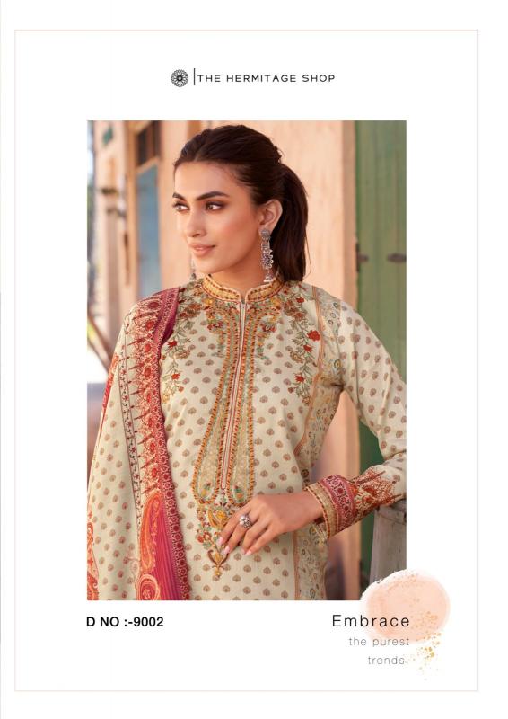 the hermitage mehqada fullstitch big size viscose lawn trendy suits