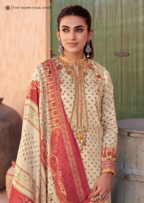 the hermitage mehqada fullstitch big size viscose lawn trendy suits