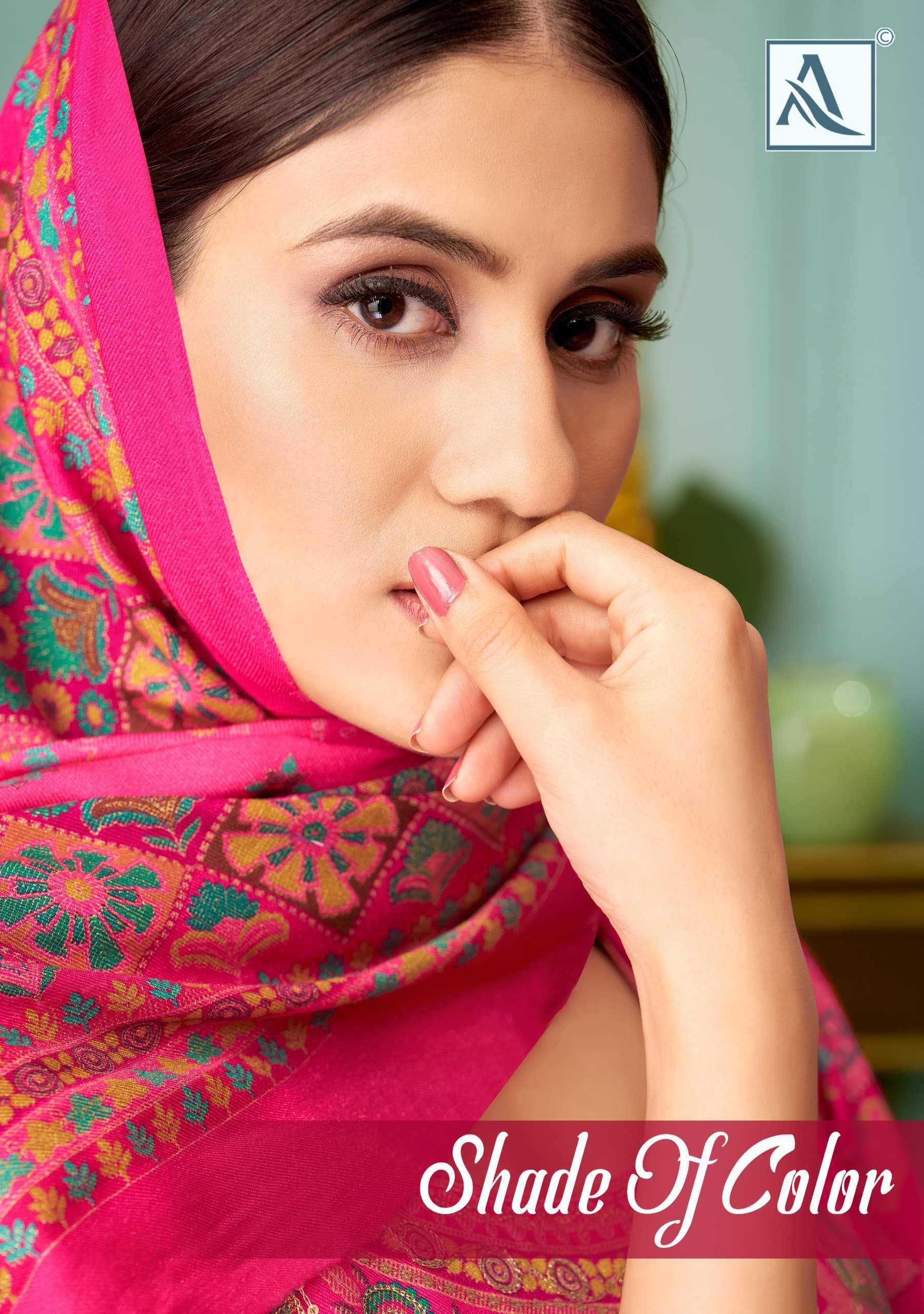 alok shade of color viscose pashmina new trendy pakistani unstitch suit 