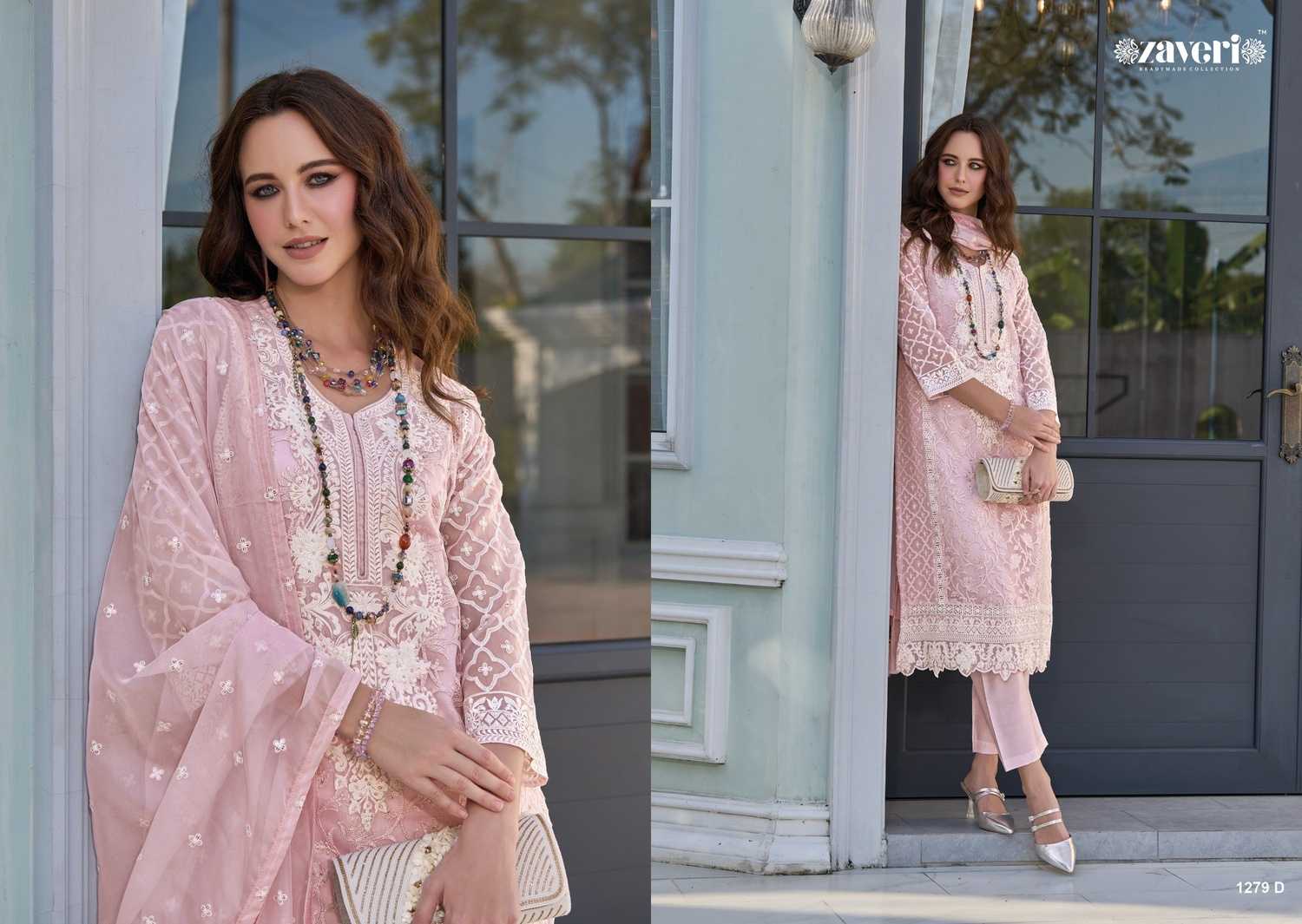 femina vol 2 by zaveri color edition 1 fully stitch organza original pakistani suit 