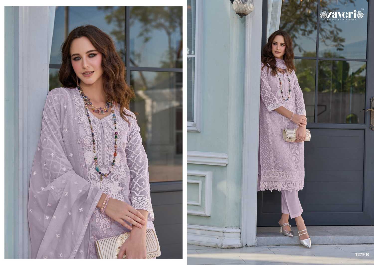 femina vol 2 by zaveri color edition 1 fully stitch organza original pakistani suit 