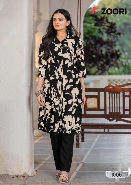 zoori launch alexa vol 2 rayon fully stitch white two piece sets 