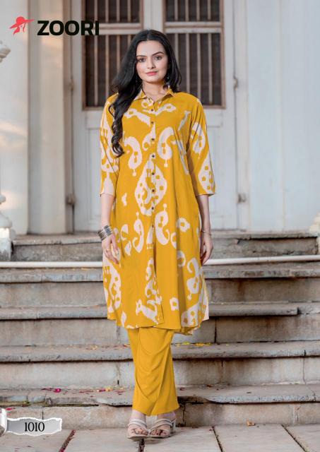 zoori launch alexa vol 2 rayon fully stitch white two piece sets 