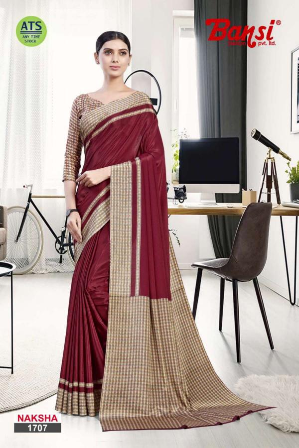 naksha by bansi turkey stylish look indian saree uniform