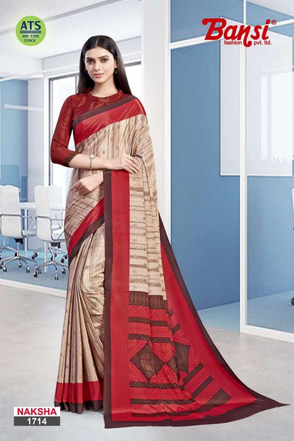 naksha by bansi turkey stylish look indian saree uniform