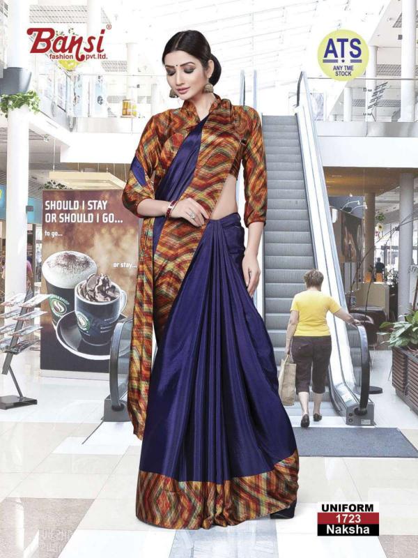 naksha by bansi turkey stylish look indian saree uniform
