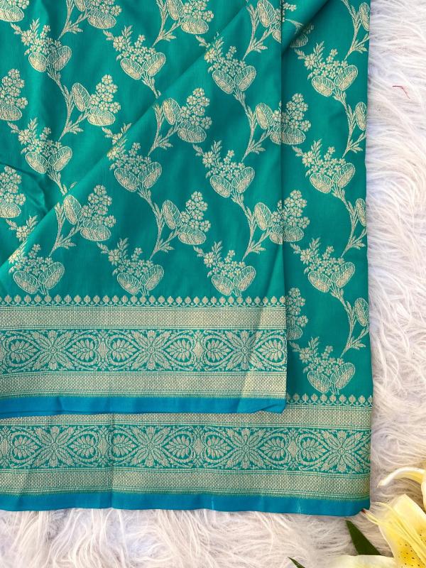 pr 3065 kc satin silk banarasi silk luxurious sarees for women