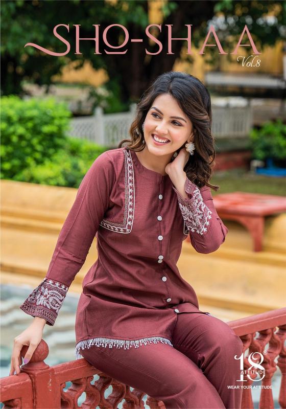 18 attitude sho-shaa vol 8 new trendy premium viscose fullstitch cord-sets
