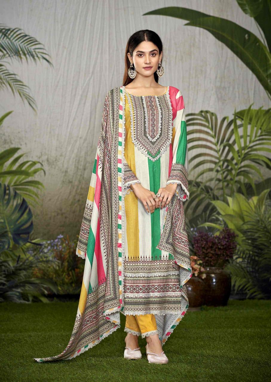 azaa vol 2 by the hermitage shop digital print viscose pakistani salwar kameez 