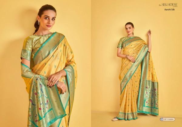sarha presents aarohi silk luxurious tissue sarees for women
