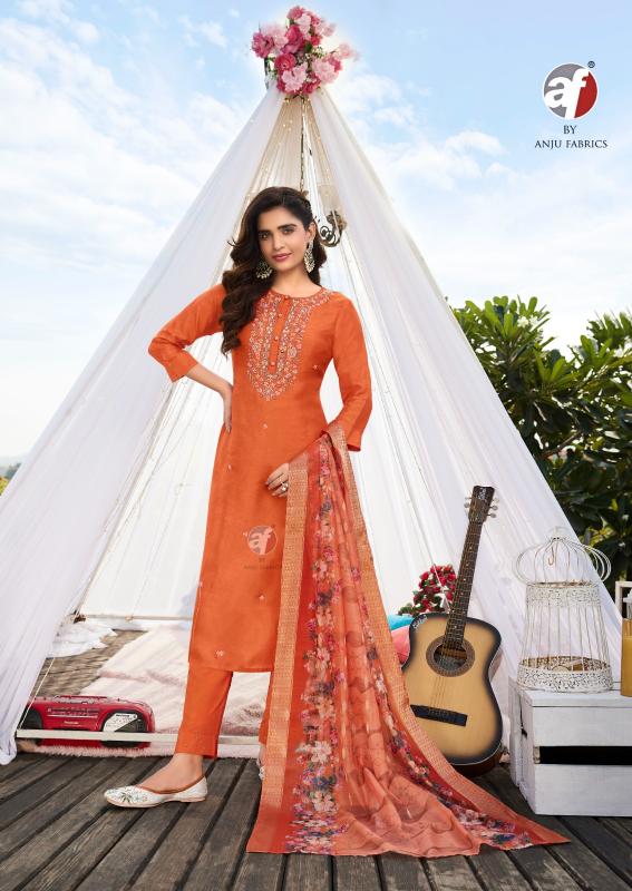 ghunghat vol 12 by anju fab dola silk full stitch fashionable plus size 3pcs dress