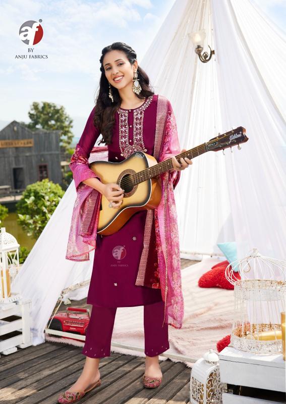 ghunghat vol 12 by anju fab dola silk full stitch fashionable plus size 3pcs dress