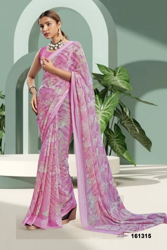 vallabhi prints ankolika vol 1 pretty look georgette saree wholesaler 