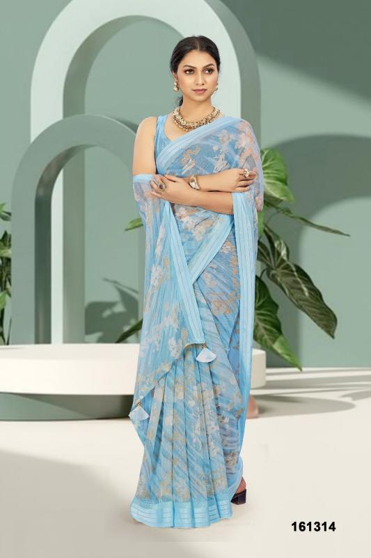 vallabhi prints ankolika vol 1 pretty look georgette saree wholesaler 