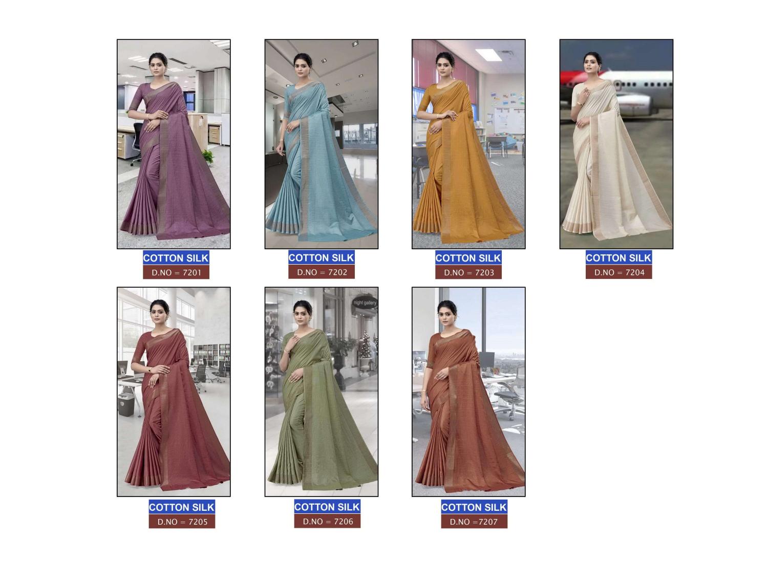 cotton silk by bansi hit design fancy saree for women 