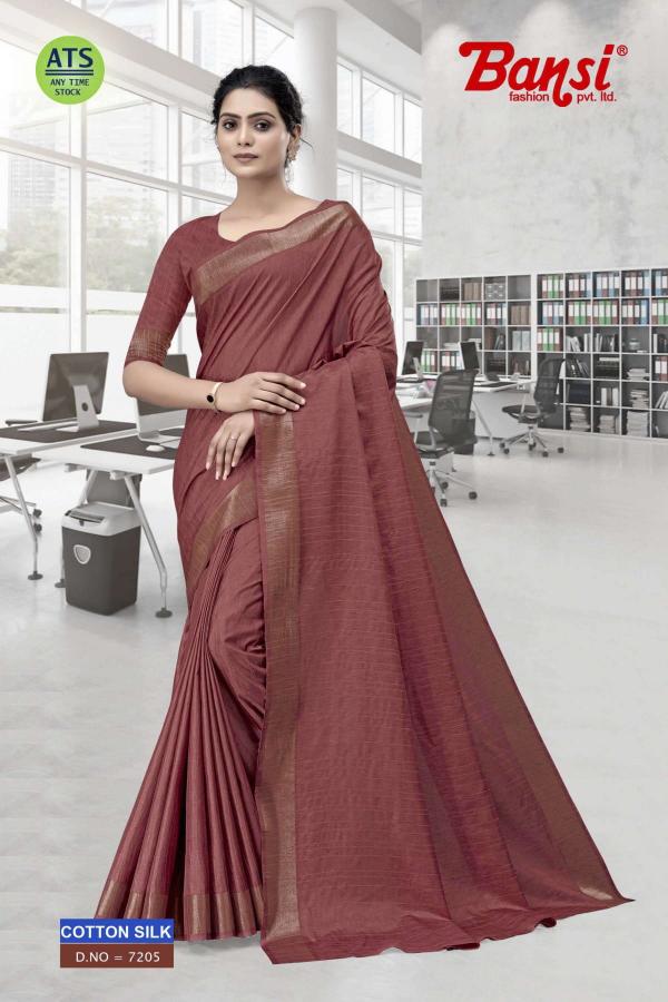 cotton silk by bansi hit design fancy saree for women 