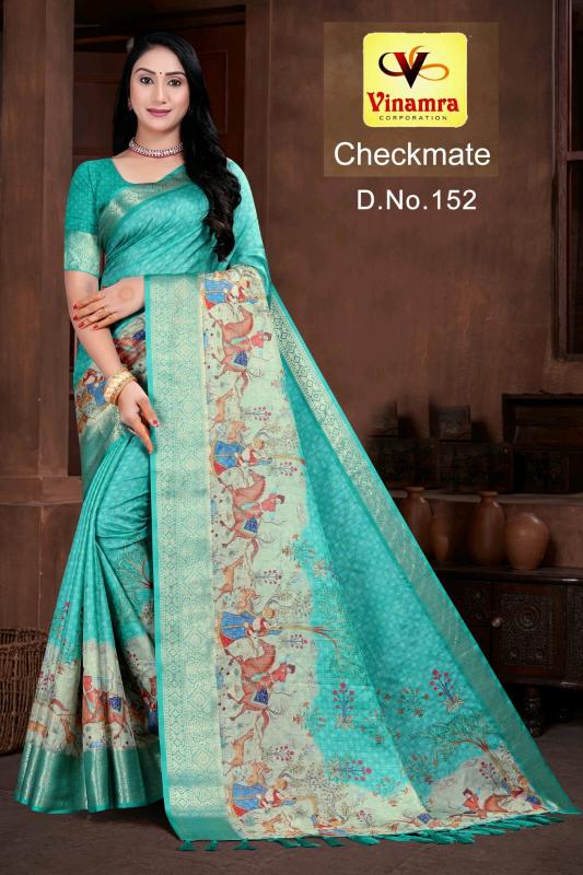 vinamra corporation checkmate dola zalard chexs casual saree for women