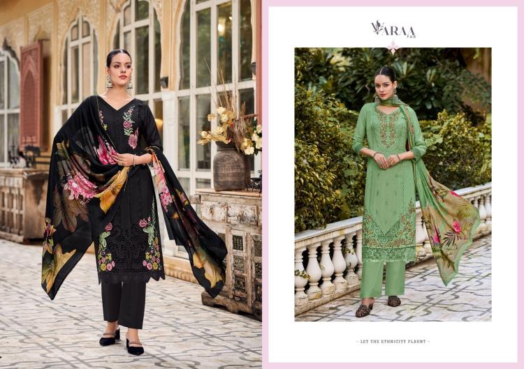 varaa fab gulistaan vol 1 colour addition bemberg muslin dress material 