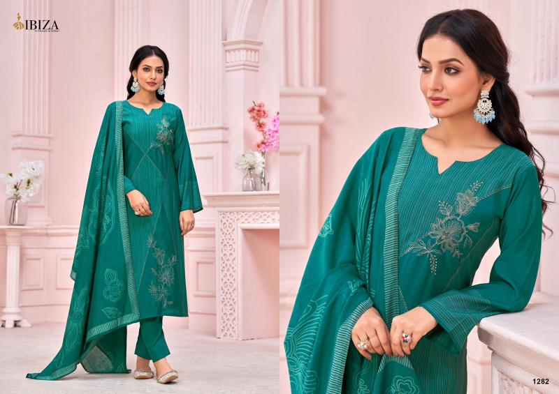 nimaya vol 1 by ibiza viscose muslin unique colours dress material exports 