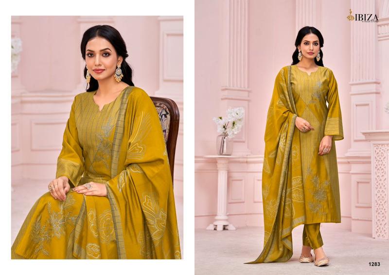 nimaya vol 1 by ibiza viscose muslin unique colours dress material exports 