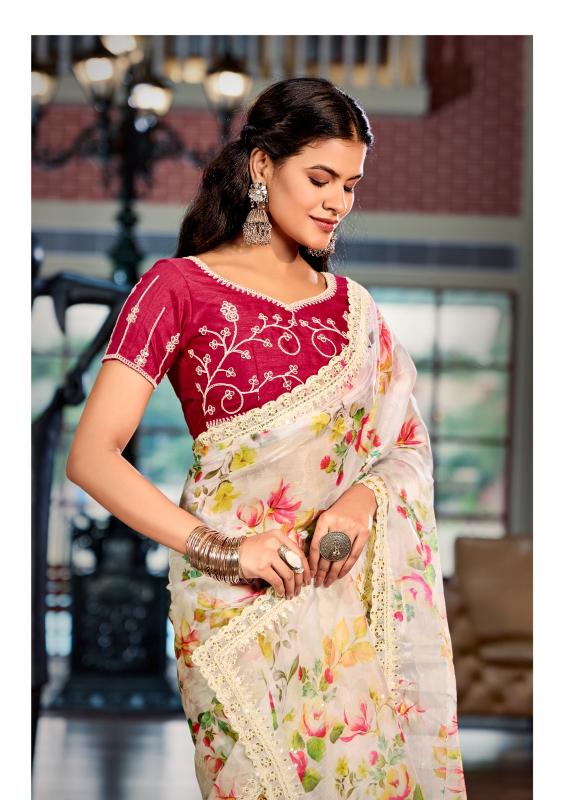 stavan launch juery vol 1 burberry fashionable design saree wholesaler 