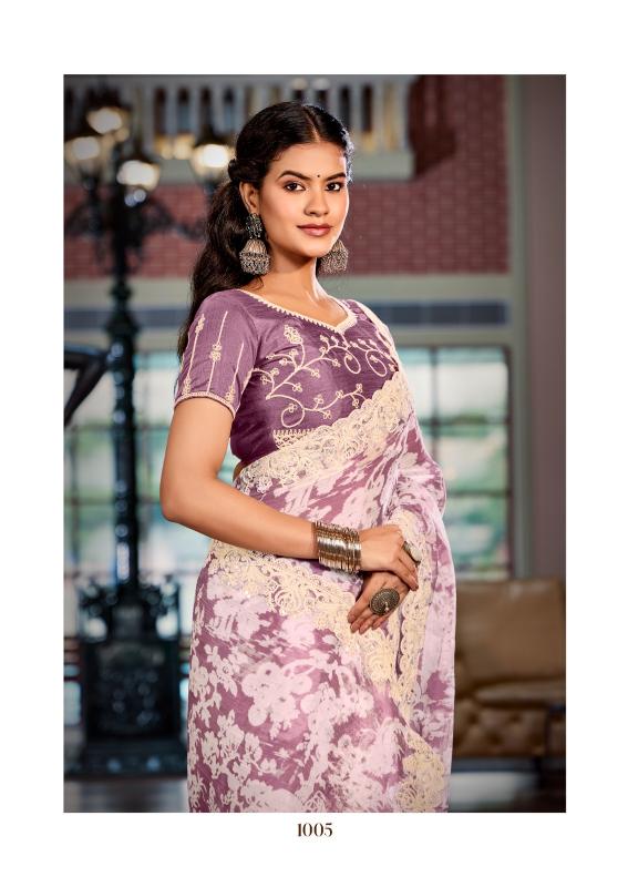 stavan launch juery vol 1 burberry fashionable design saree wholesaler 