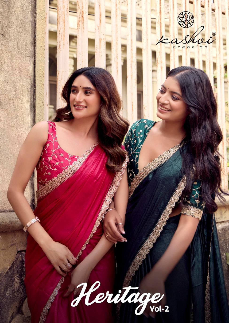 heritage vol 2 by kashvi creation luxurious soft silk sarees for women