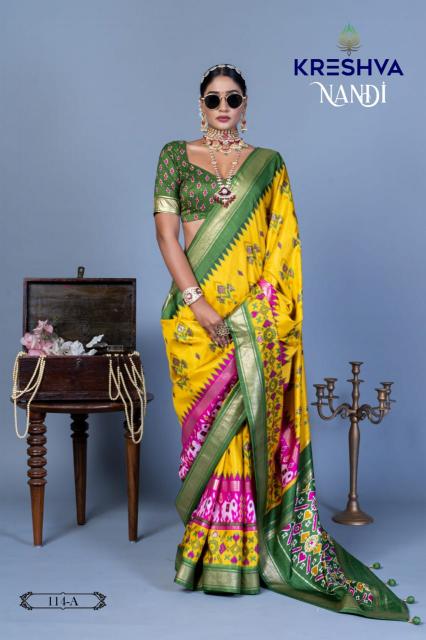 all time hit nandi by kreshva popular design silk luxurious silk sarees for women