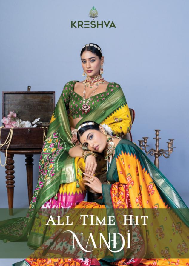 all time hit nandi by kreshva popular design silk luxurious silk sarees for women