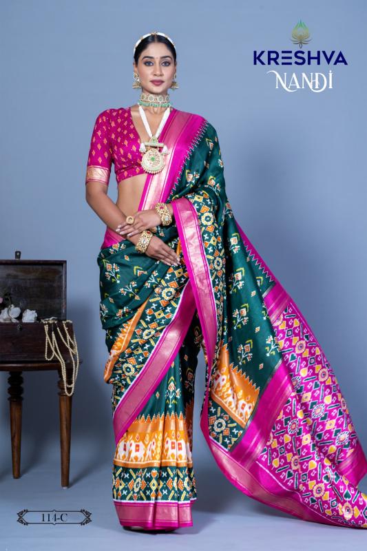 all time hit nandi by kreshva popular design silk luxurious silk sarees for women
