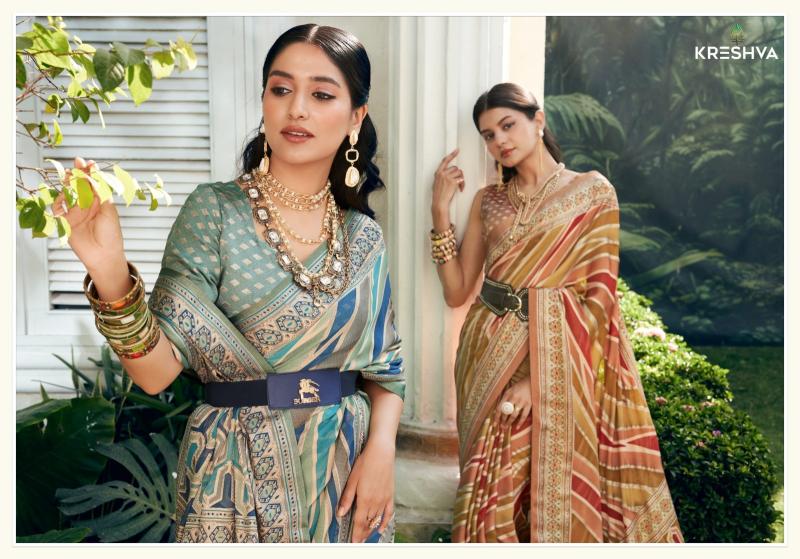 suhana vol 1 by kreshva georgette trendy saree online at affordable prices