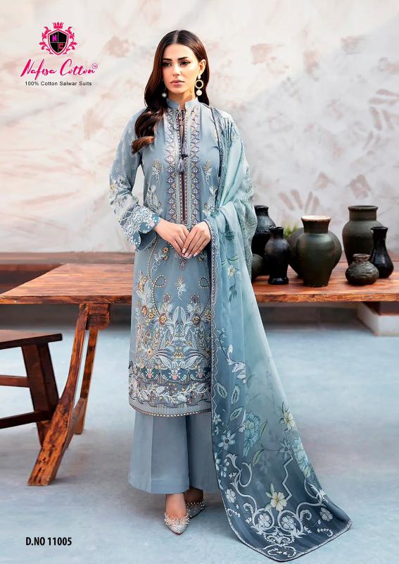 safina vol 11 by nafisa cotton hit design pakistani dress material online 