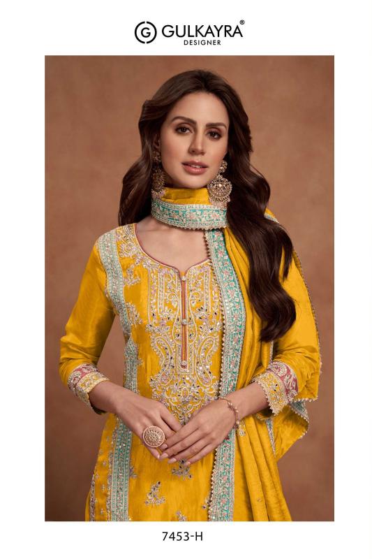 gulkayra designer nazia new color simar silk readymade classic plazzo dress  