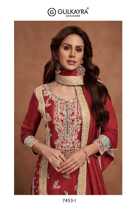 gulkayra designer nazia new color simar silk readymade classic plazzo dress  