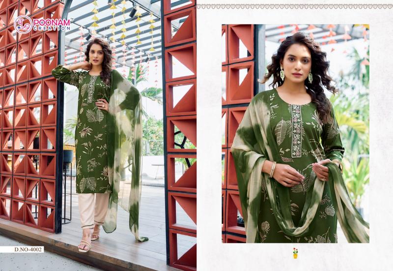 apsara vol 4 by poonam creation readymade discharge foil unique colours suits 