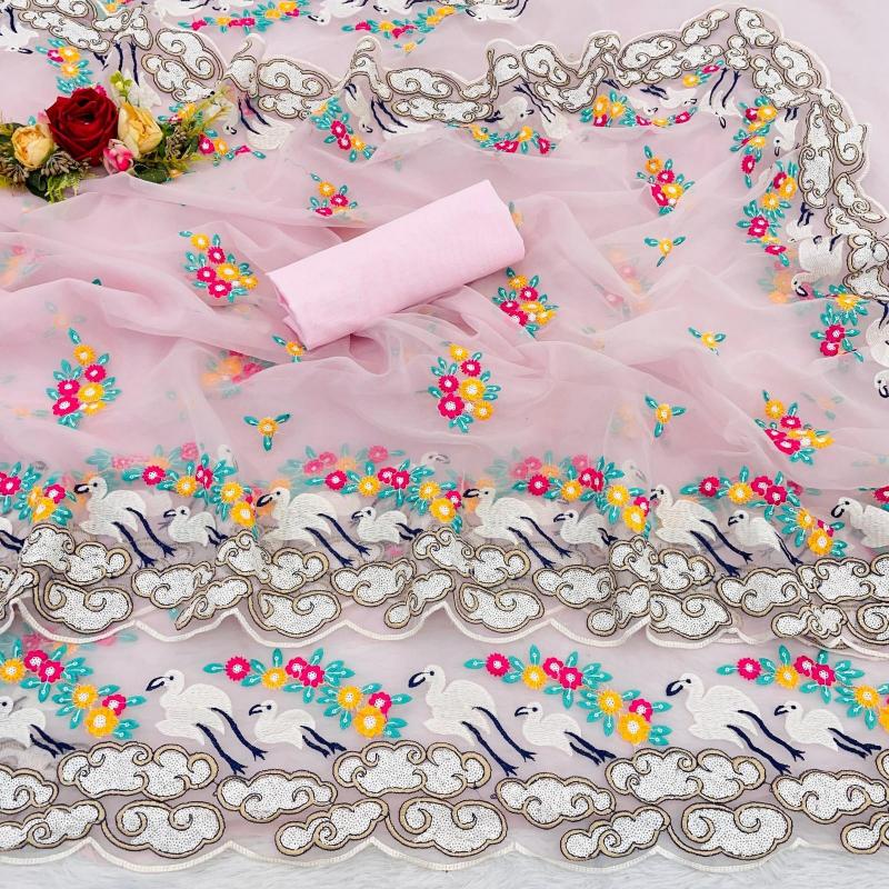 pr ds 720 organza sequence and thread work gorgeous look sarees online 