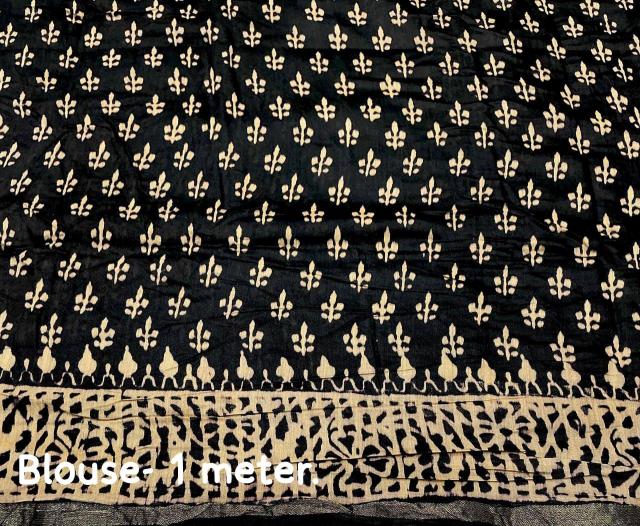 pr kc 267 magic shibori adorable chanderi cotton saree with blouse supplier 