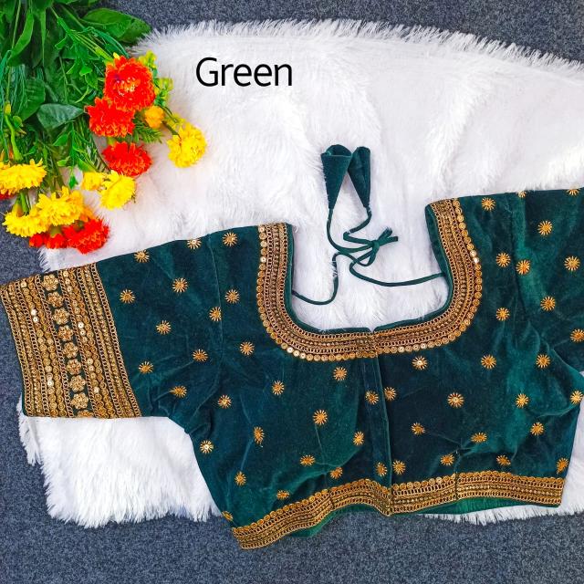 pr ridhi sidhi readymade exclusive designer velvet blouse