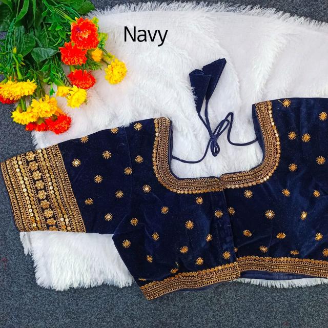 pr ridhi sidhi readymade exclusive designer velvet blouse