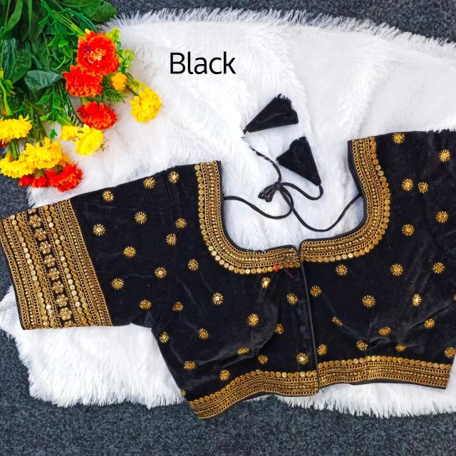 pr ridhi sidhi readymade exclusive designer velvet blouse