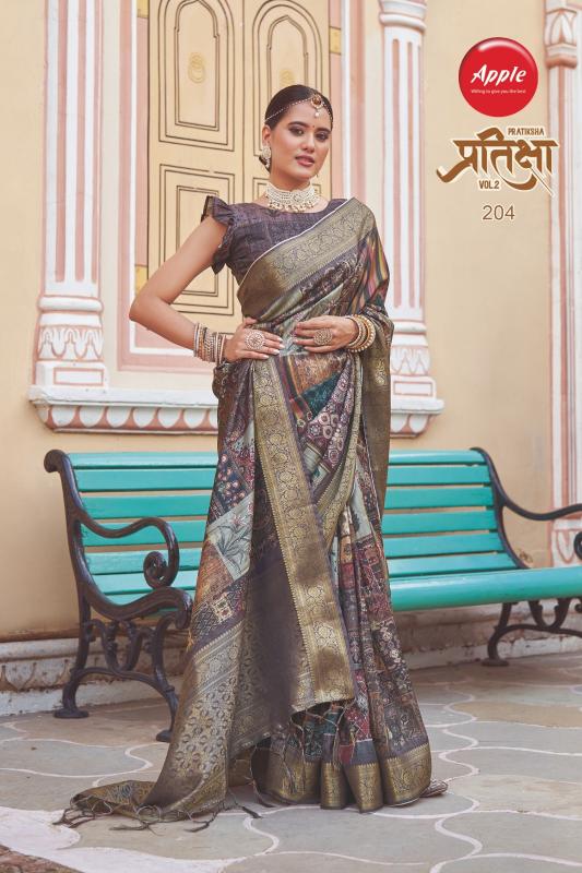 apple pratiksha vol 2 fancy comfy wear kotha rich pallu best saree online 