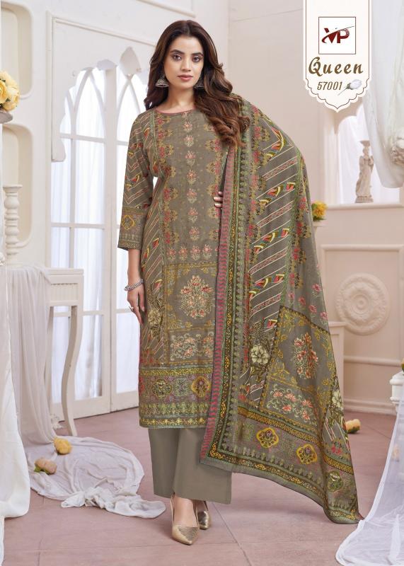 vp collection queen full stitch muslin pretty look plus size salwar suit set 