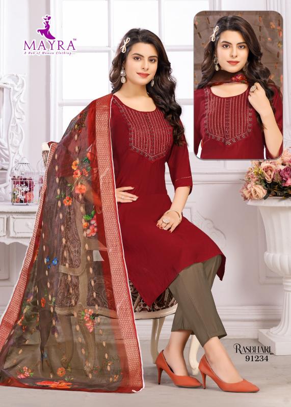 mayra fashion rasbhari readymade vertican dobi trendy 3pcs dress online at affordable prices 