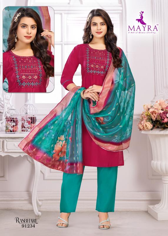 mayra fashion rasbhari readymade vertican dobi trendy 3pcs dress online at affordable prices 