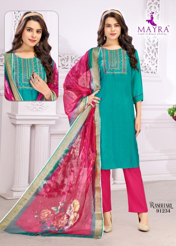 mayra fashion rasbhari readymade vertican dobi trendy 3pcs dress online at affordable prices 